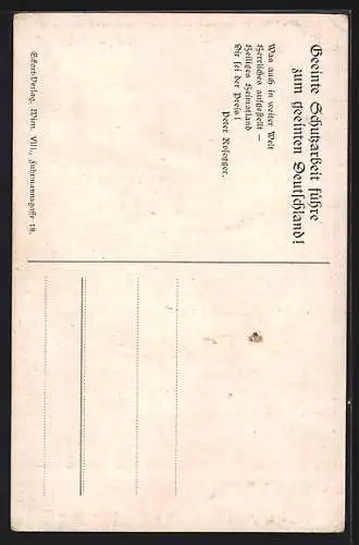 Künstler-AK E.F. Hofecker: Kufstein, Festung Geroldseck