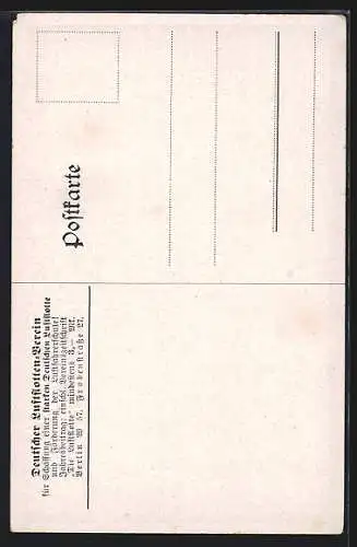 AK Angriff auf Antwerpen, Zeppelin, brennende Häuser