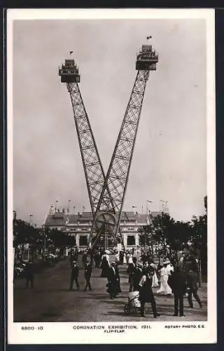 AK Coronation Exhibition 1911, Flip-Flap