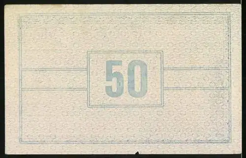 Notgeld Zwettl 1920, 50 Heller, Kirche und Stadtwappen