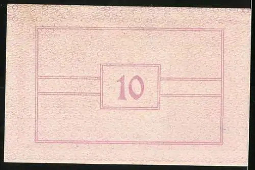 Notgeld Zwettl 1920, 10 Heller, Stadtansicht und Wappen, gültig bis 30. November 1920