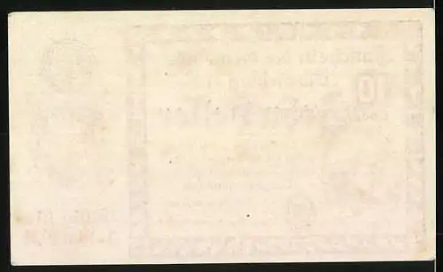 Notgeld Ottenschlag 1920, 10 Heller, Ortsansicht und Wappen, gültig bis 1. Mai 1921