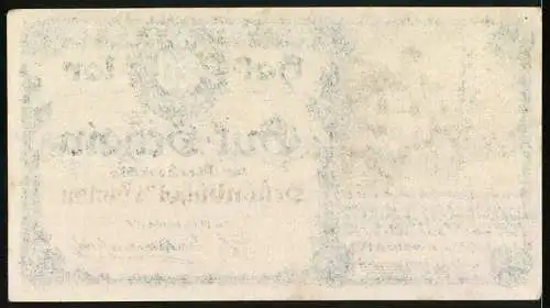 Notgeld Schönbühel a.d. Donau 1920, 20 Heller, Burgansicht und dekorativer Rahmen