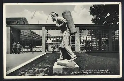 AK Bad Dürkheim a. Weinstrasse, Eingang zum Kurhaus