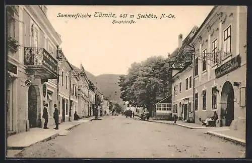 AK Türnitz, Gasthof zum goldenen Ochsen in der Hauptstrasse