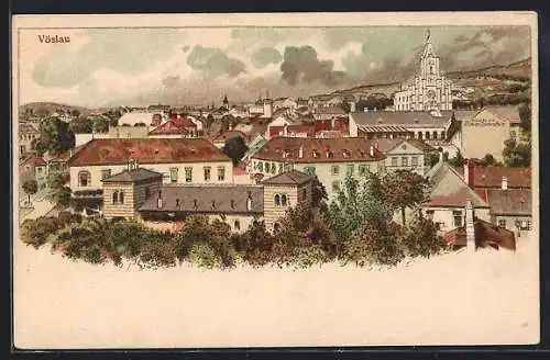 Lithographie Vöslau, Panorama