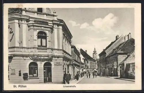 AK St. Pölten, Café Linzertor in der Linzerstrasse