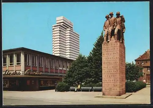 AK Kaiserslautern, Kriegerdenkmal, Rathaus