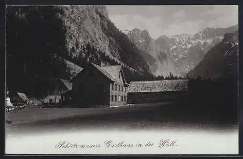 AK Weichselboden, Schützenauers Gasthaus in der Höll