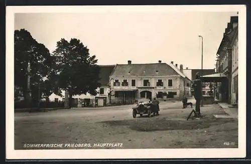 AK Friedberg, Automobil auf dem Hauptplatz