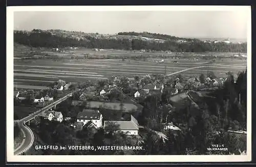 AK Gaisfeld bei Voitsberg, Teilansicht mit Blick ins Land