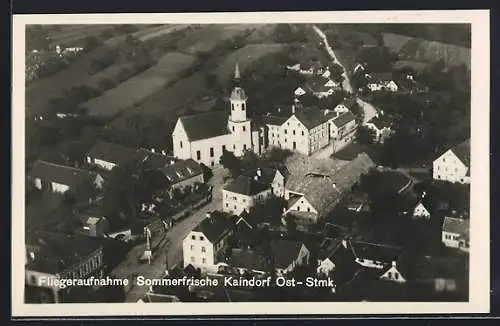 AK Kaindorf, Fliegeraufnahme der Sommerfrische