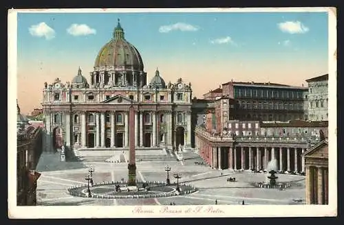 AK Vatikanstadt, Piazza di S. Pietro e el duomo