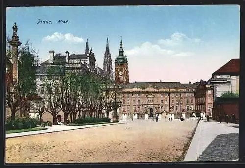 AK Prag / Praha, Králowsky hrad