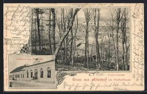 AK Altenhof / Werbellinsee, Gasthof von W. Witte, Totalansicht