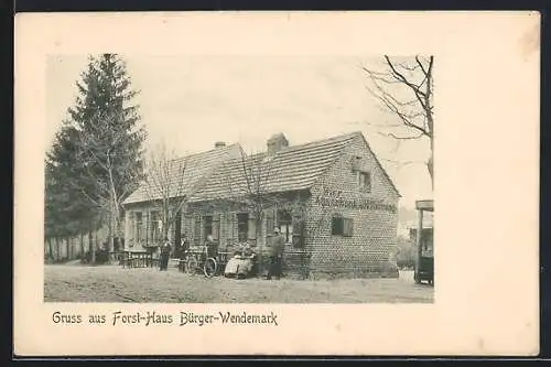 AK Neuruppin, Gasthaus Bürger-Wendemark