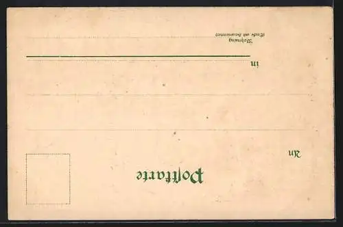 Lithographie Brotterode /Thür., Restaurant zum Mommelstein