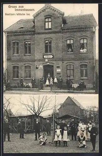 AK Immenhausen / Hofgeismar, Ansichten des Gasthaus zum grünen Baum