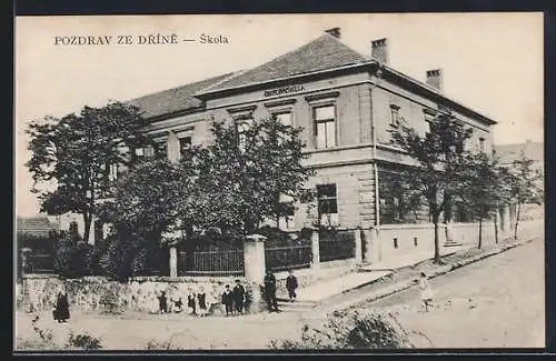 AK Kladno-Drin, Skola, Ortspartie