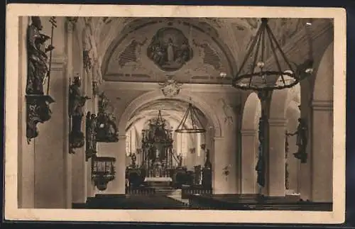 AK Grafenau / Ostmark, Kirche, Innenansicht St. Maria Himmelfahrt