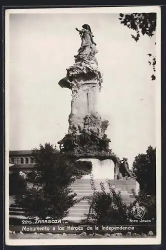 AK Zaragoza, Monumento a los Héroes de la Independencia