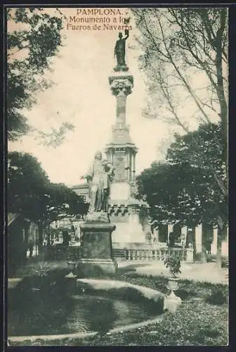 AK Pamplona, Monumento a los Fueros de Navarra