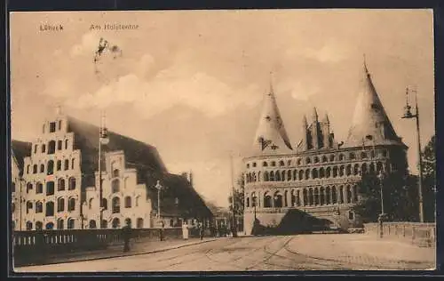 AK Lübeck, Partie am Holstentor