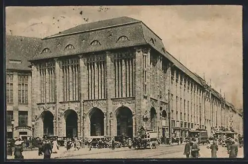 AK Berlin, Kaufhaus A. Wertheim, Leipziger Strasse