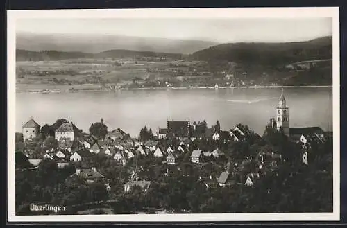 AK Überlingen / Bodensee, Ansicht von oben