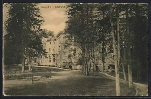 AK Friedrichsruh, Gartenanlage am Schloss