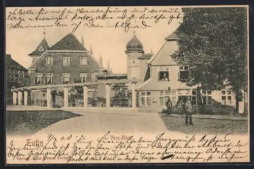 AK Eutin, Voss-Haus mit Turm