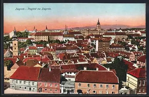 AK Zagreb, Pogled na Zagreb