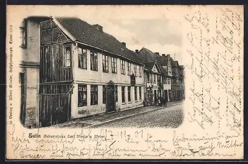 AK Eutin, Geburtshaus Carl Maria v. Weber