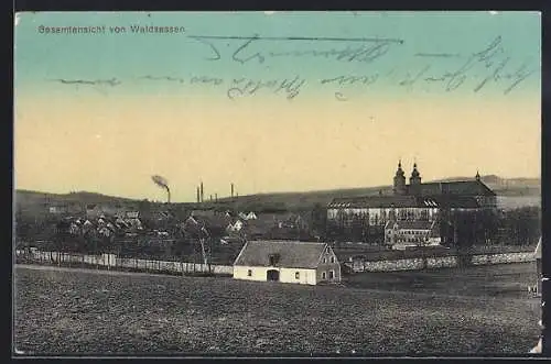 AK Waldsassen, Gesamtansicht der Ortschaft