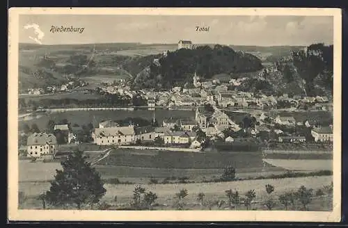 AK Riedenburg / Altmühltal, Totalansicht der Ortschaft