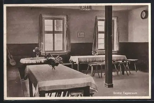 AK Rod am Berg, Landheim des evangelischen Verbands weiblicher Jugend, Grosser Tagesraum