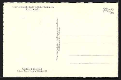 AK Fürsteneck / Hünfeld, Heimvolkshochschule Fürsteneck