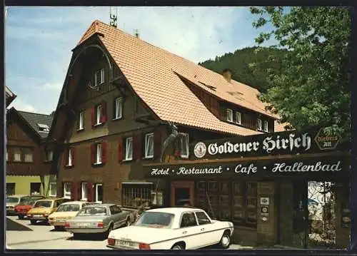 AK Forbach /Murgtal, Hotel Restaurant Goldener Hirsch