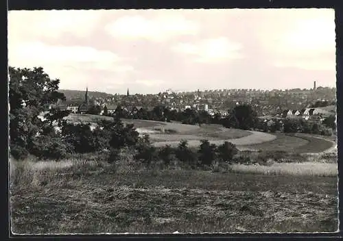 AK Riegelsberg /Saar, Ortsansicht mit Kirche