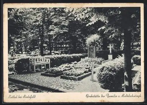 AK Bethel b. Bielefeld, Grabstätte der Familie Bodelschwingh