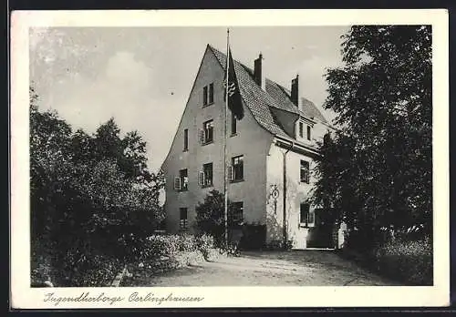 AK Oerlinghausen i. Teutoburger Wald, Partie an der Jugendherberge
