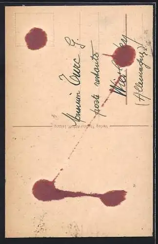 AK Leipzig, Neues Rathaus mit Rattenfängerbrunnen