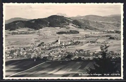 AK St. Georgen im Attergau, Totalansicht