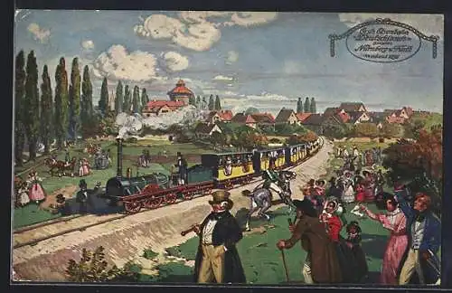 AK Nürnberg-Fürth, Die erste Eisenbahn in Deutschland