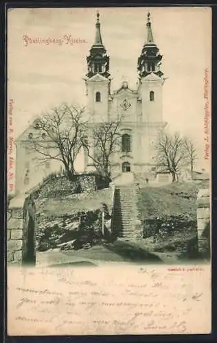 AK Linz a.d. Donau, Pöstlingberg-Kirche