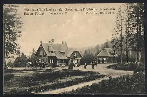 AK Forbach (Baden), Lache an der Grossherzog Friedrich-Luisenstrasse