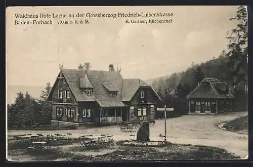 AK Forbach, Waldhaus Rote Lache an der Grossherzog Friedrich-Lusisenstrasse