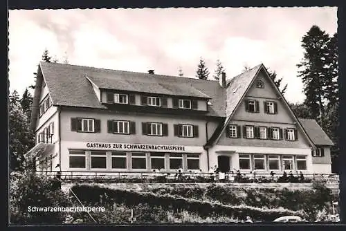 AK Forbach, Gasthaus zur Schwarzenbachtalsperre