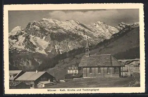 AK Mürren, Kath. Kirche und Tschingelgrat