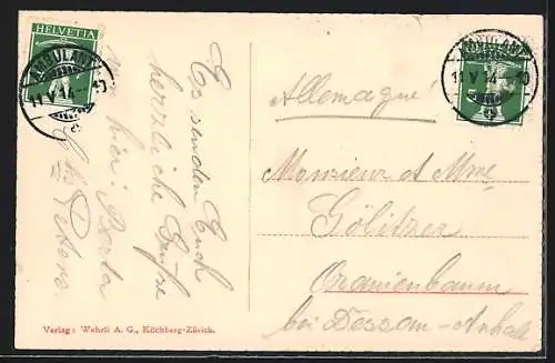 AK St. Moritz, Ansicht mit Muottas Muraigl